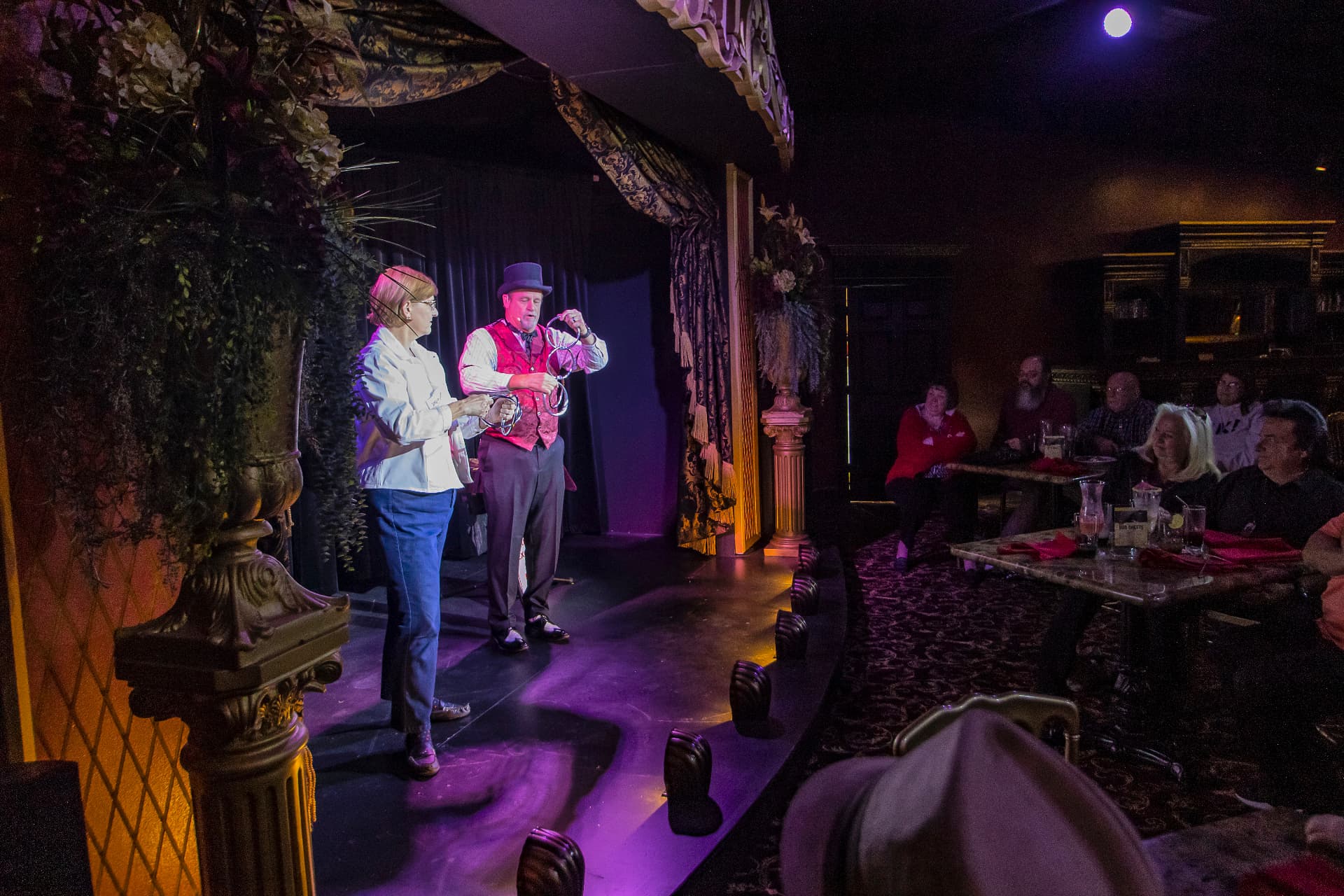 A live show on stage